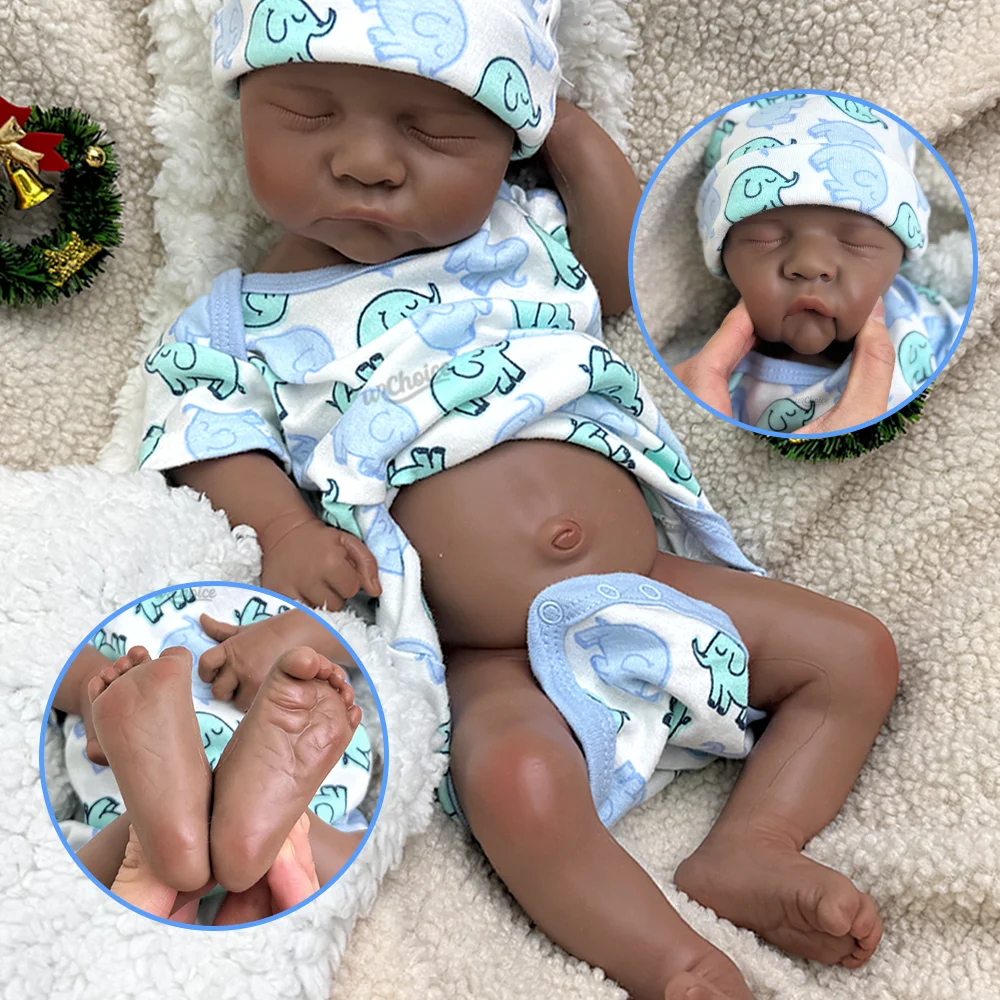 Лидер продаж, реалистичные 17-дюймовые куклы Levi, мягкая на ощупь черная кукла, 3D окрашенная силиконовая кукла для всего тела, детские подарки на день рождения
Лидер продаж, реалистичные 17-дюймовые куклы Levi, мягкая на ощупь черная кукла, 3D окрашенная силиконовая кукла для всего тела, детские подарки на день рождения