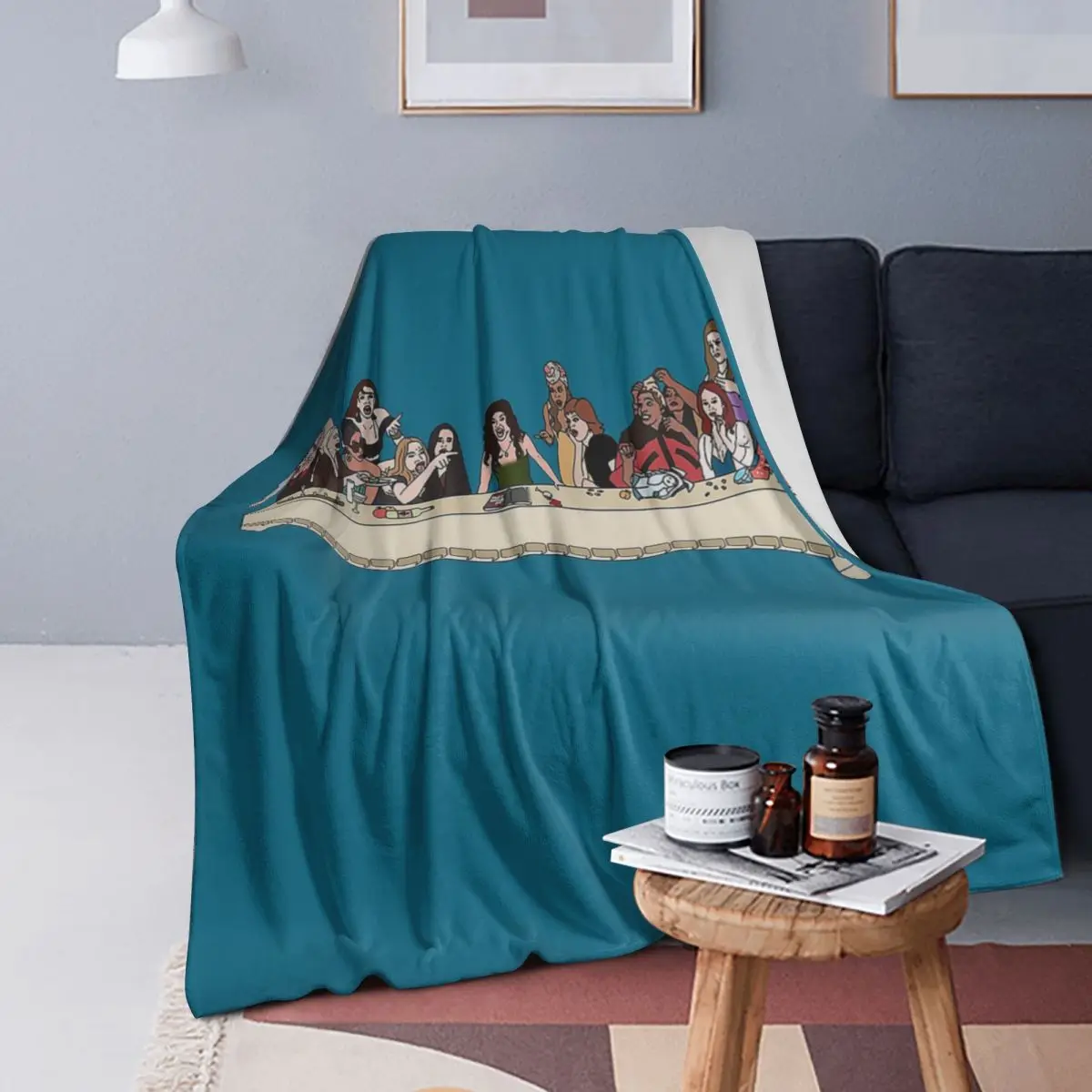 The Last Supper Of The Real Housewives Blanket Soft Warm Flannel Throw Blanket Plush for Bed Living room Picnic Travel Home Sofa
The Last Supper Of The Real Housewives Blanket Soft Warm Flannel Throw Blanket Plush for Bed Living room Picnic Travel Home Sofa