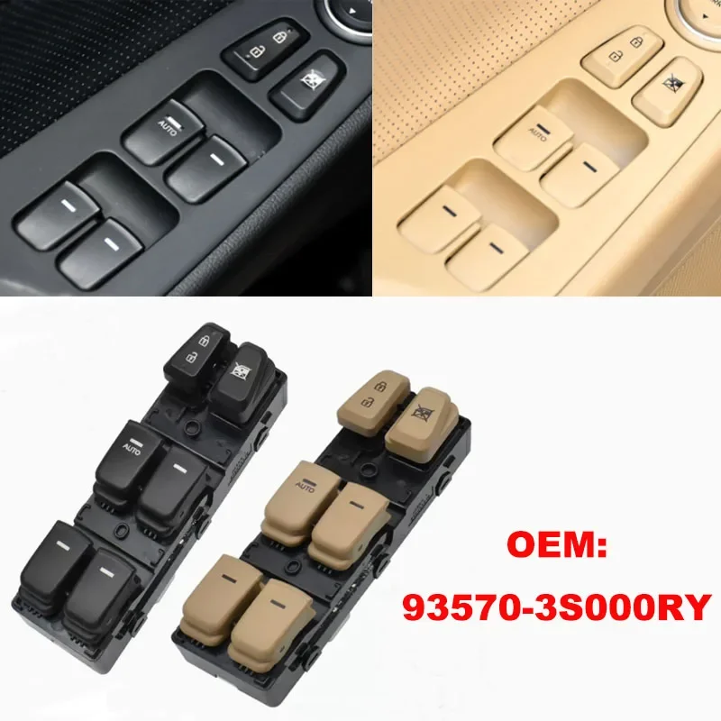 Black/Beige Electric Power Window Master Control Switch Button For Hyundai Sonata 2011-2015 93570-3S000 93570-3S000RY
Black/Beige Electric Power Window Master Control Switch Button For Hyundai Sonata 2011-2015 93570-3S000 93570-3S000RY