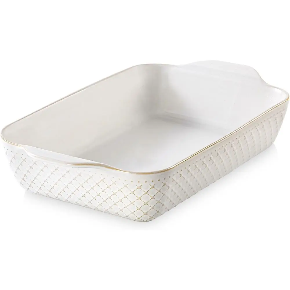 9x13 Deep Lasagna Bg Dish, Ceic Casserole Dish or Oven, 4 Quarts Emed Bg Pan with Handles, Oven Sae Bakeware or Roasting, Derts,
9x13 Deep Lasagna Bg Dish, Ceic Casserole Dish or Oven, 4 Quarts Emed Bg Pan with Handles, Oven Sae Bakeware or Roasting, Derts,