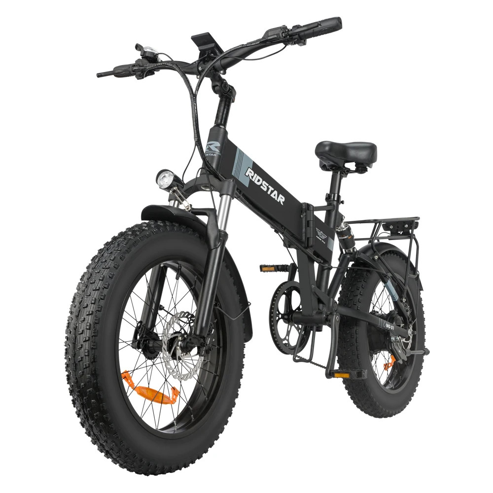 750W 48V Folding Electric Mountain Bike for Adults | 20" Fat Tire Ebike for Trail Riding, Rear Hub Motor
750W 48V Folding Electric Mountain Bike for Adults | 20" Fat Tire Ebike for Trail Riding, Rear Hub Motor