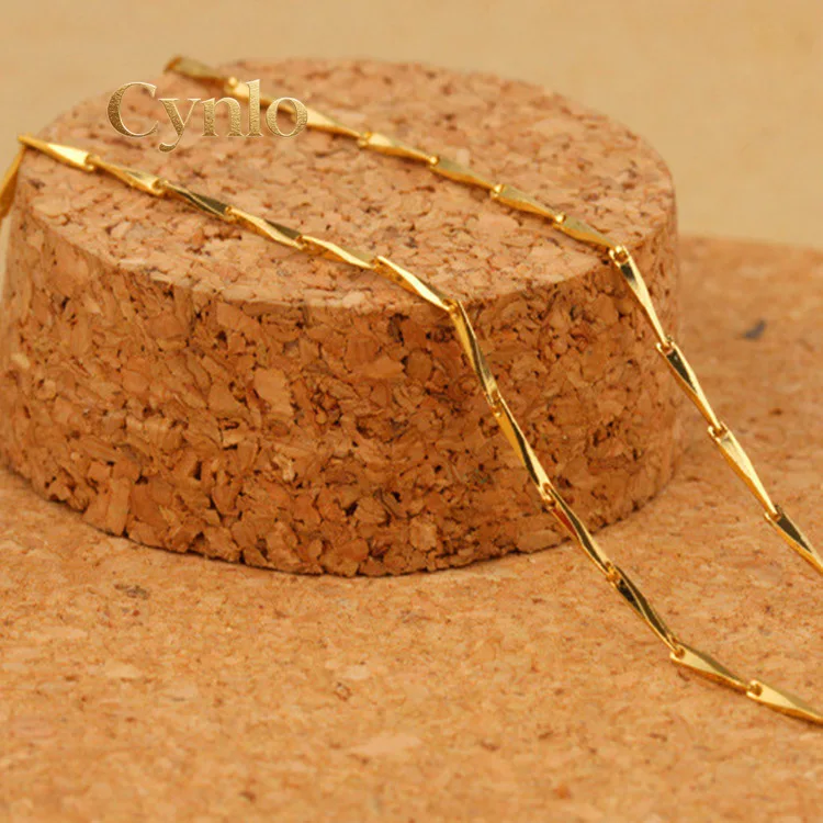 Cynlo Jewelry 24K Gold Melon Seed Chain Necklace Women's AU999 - Seamless links, warm luster, hypoallergenic, for gentle & offic
Cynlo Jewelry 24K Gold Melon Seed Chain Necklace Women's AU999 - Seamless links, warm luster, hypoallergenic, for gentle & offic