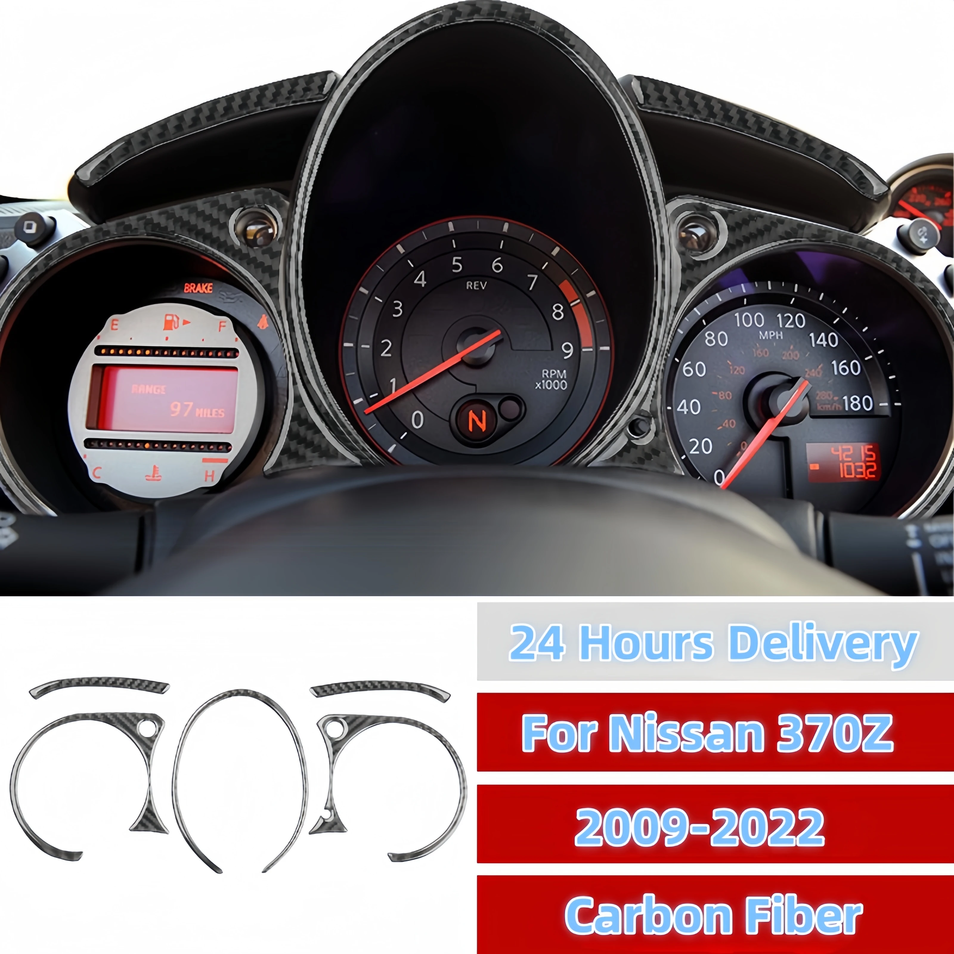 Для Nissan 370Z Z34 2009-2022 накладка на раму спидометра приборной панели автомобиля отделочная наклейка из углеродного волокна аксессуары для украшения интерьера автомобиля
Для Nissan 370Z Z34 2009-2022 накладка на раму спидометра приборной панели автомобиля отделочная наклейка из углеродного волокна аксессуары для украшения интерьера автомобиля