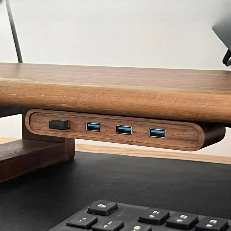USB pure solid wood 1 tow 4 3.0 transmission extension docking station splitter heightening frame accessories
USB pure solid wood 1 tow 4 3.0 transmission extension docking station splitter heightening frame accessories