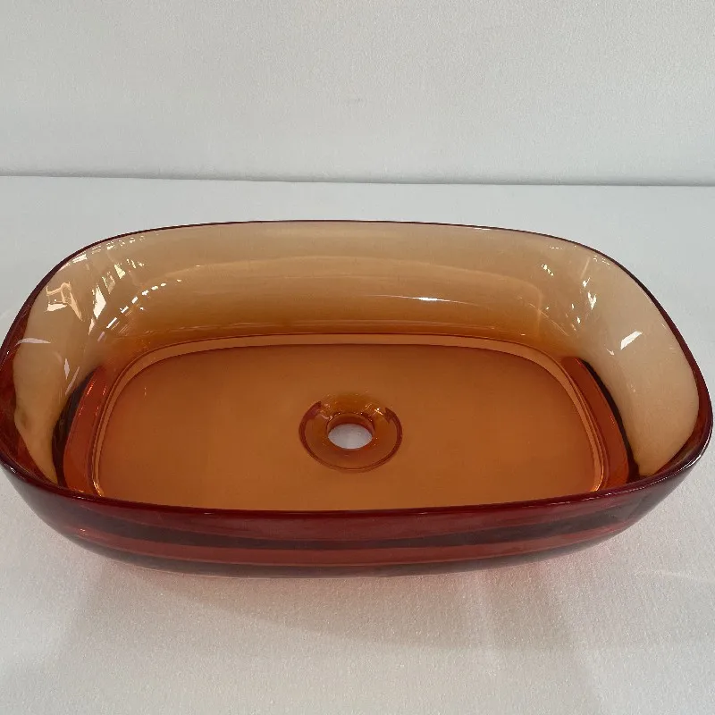 Colored Transparent Resin Washbasin Countertop Basin for Hotel And Homestay Decorative Bathroom Sink Modern Simple Style
Colored Transparent Resin Washbasin Countertop Basin for Hotel And Homestay Decorative Bathroom Sink Modern Simple Style