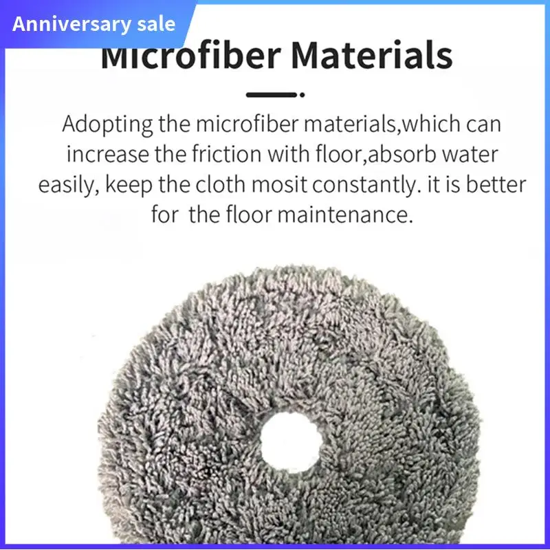 ABPP-Washable Mop Cloth For Lydsto W2 / UWANT U200 Robotic Vacuum Cleaer Replacement Spare Parts Mopping Pad
ABPP-Washable Mop Cloth For Lydsto W2 / UWANT U200 Robotic Vacuum Cleaer Replacement Spare Parts Mopping Pad