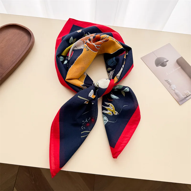 Cotton Print Scarf Wraps Hijab Square Turban Female Luxury Headscarf Bandana Shawl Handkerchief Fashion Neckerchief Headband
Cotton Print Scarf Wraps Hijab Square Turban Female Luxury Headscarf Bandana Shawl Handkerchief Fashion Neckerchief Headband