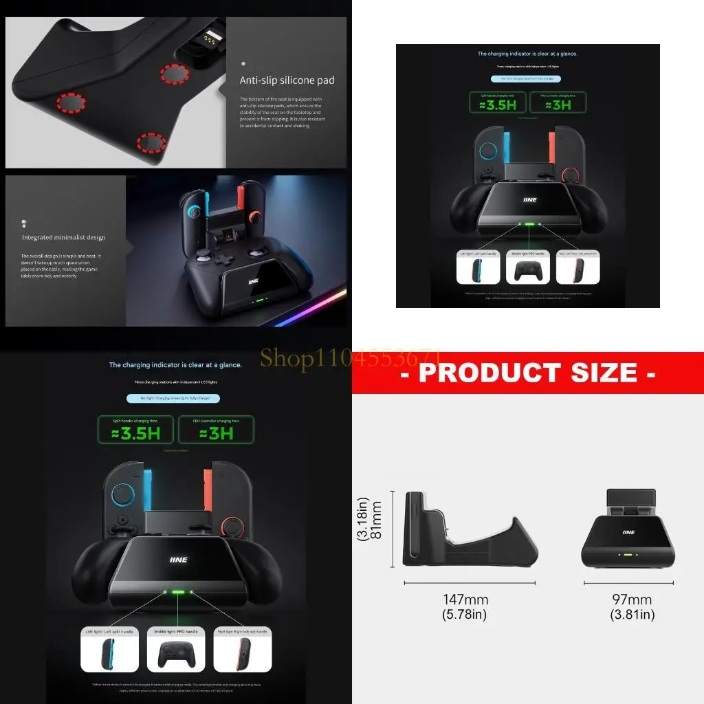 Best Seller Portable Magnetic Charging Stand Small Size Easy to Use Efficient Charging Dock Suitable for Gaming Joy‑Con Device
Best Seller Portable Magnetic Charging Stand Small Size Easy to Use Efficient Charging Dock Suitable for Gaming Joy‑Con Device