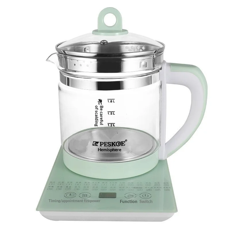 1.8L Health-Preserving Multifunctional Household Electric Kettle Thickened Glass Heating Sterilization Mechanical Electric
1.8L Health-Preserving Multifunctional Household Electric Kettle Thickened Glass Heating Sterilization Mechanical Electric