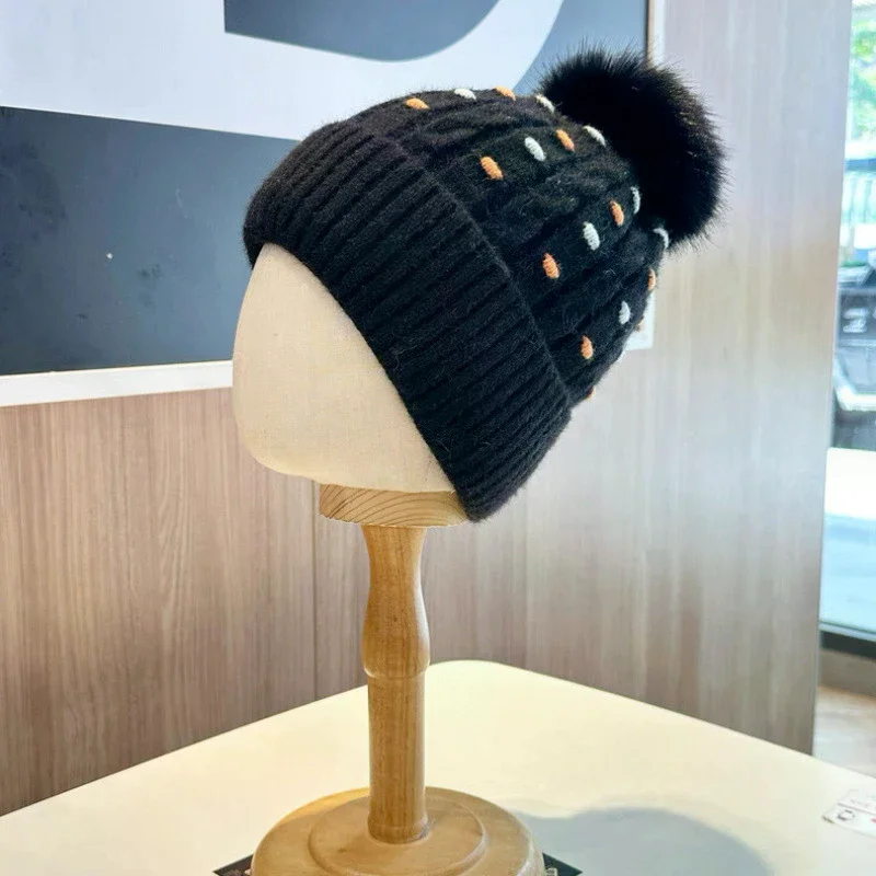 Новая бархатная вязаная шапка для девочек, зимняя теплая и толстая вязаная шапка, толстовка для езды на велосипеде на открытом воздухе, лыжная шапка с шариком для волос
Новая бархатная вязаная шапка для девочек, зимняя теплая и толстая вязаная шапка, толстовка для езды на велосипеде на открытом воздухе, лыжная шапка с шариком для волос