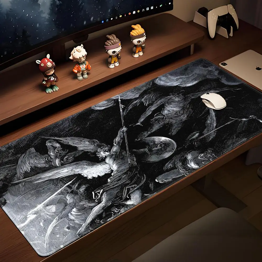 Gothic Desk Mat Hell Gustave Dore Large Mouse Pad Keyboard Mat Rubber Mouse Pad Computer Accessories Office Rug Gamer HYBXAXC
Gothic Desk Mat Hell Gustave Dore Large Mouse Pad Keyboard Mat Rubber Mouse Pad Computer Accessories Office Rug Gamer HYBXAXC
