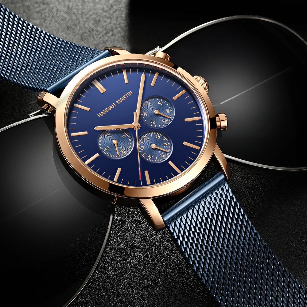 HANNAH MARTIN Multifunctional Black Simple Quartz Watch Man Creative Atmospheric High-end Quality Geometric AAA Watch Men Clock
HANNAH MARTIN Multifunctional Black Simple Quartz Watch Man Creative Atmospheric High-end Quality Geometric AAA Watch Men Clock