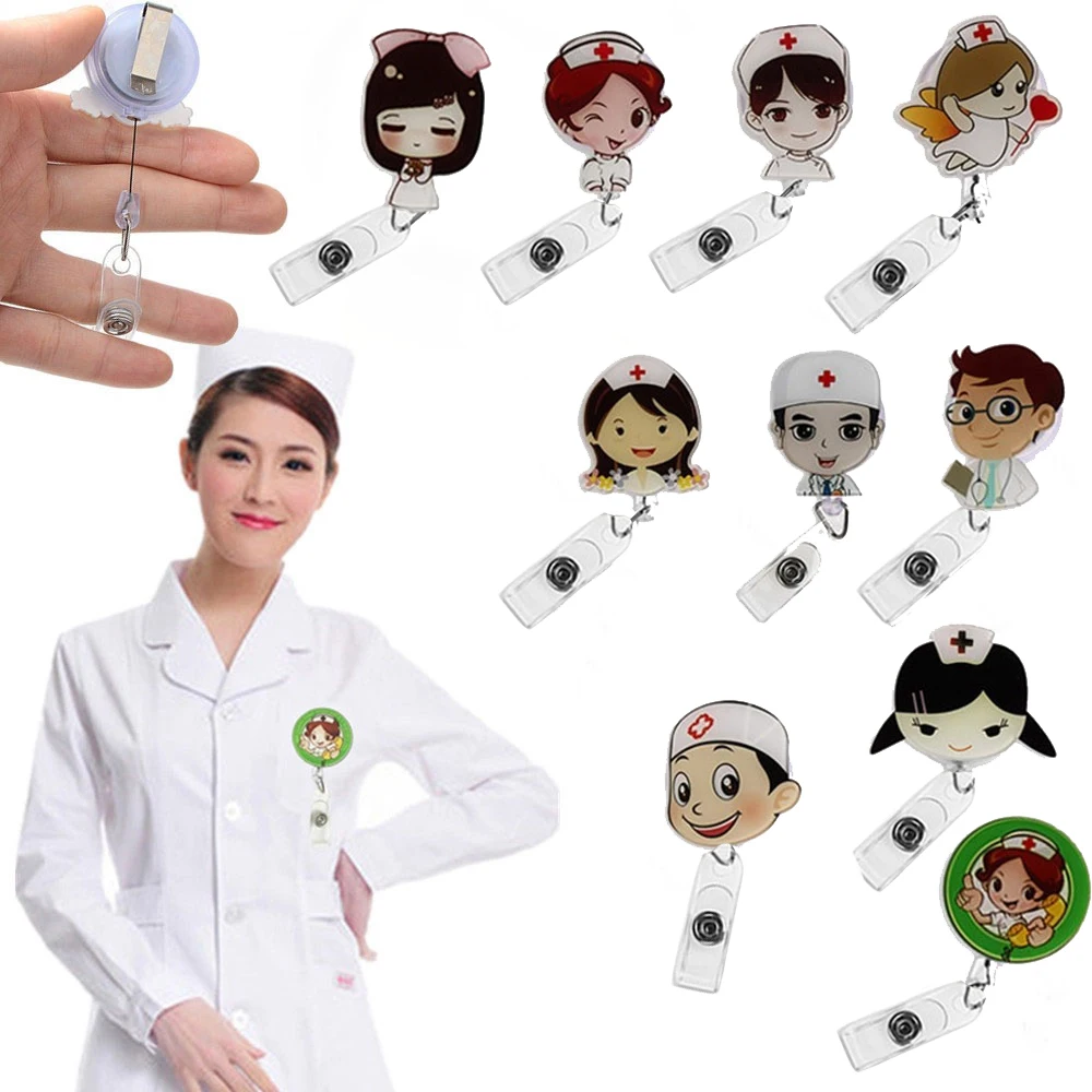 Exhibiton 1PC ID Name Card Badge Reel Clips Doctor Card Holder Clip Badge Holder Clip Name Card Holder Office Supplies
Exhibiton 1PC ID Name Card Badge Reel Clips Doctor Card Holder Clip Badge Holder Clip Name Card Holder Office Supplies