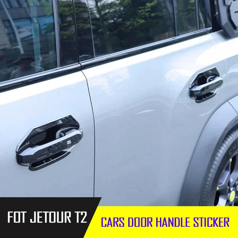Fit for Chery JETOUR Traveler T2 2023-2025 Automobile Door Handle Decorative Stickers Automobile Door Handle Decorative Parts
Fit for Chery JETOUR Traveler T2 2023-2025 Automobile Door Handle Decorative Stickers Automobile Door Handle Decorative Parts