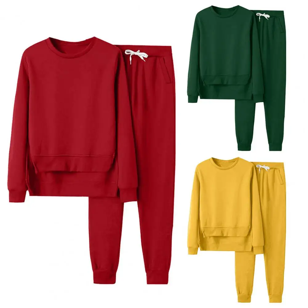 2 Pcs/Set Women Top Pants Suit Long Sleeve Loose T-shirt Ankle-banded Pockets Trousers Set Fall Winter Tracksuit Lady Sportwear
2 Pcs/Set Women Top Pants Suit Long Sleeve Loose T-shirt Ankle-banded Pockets Trousers Set Fall Winter Tracksuit Lady Sportwear
