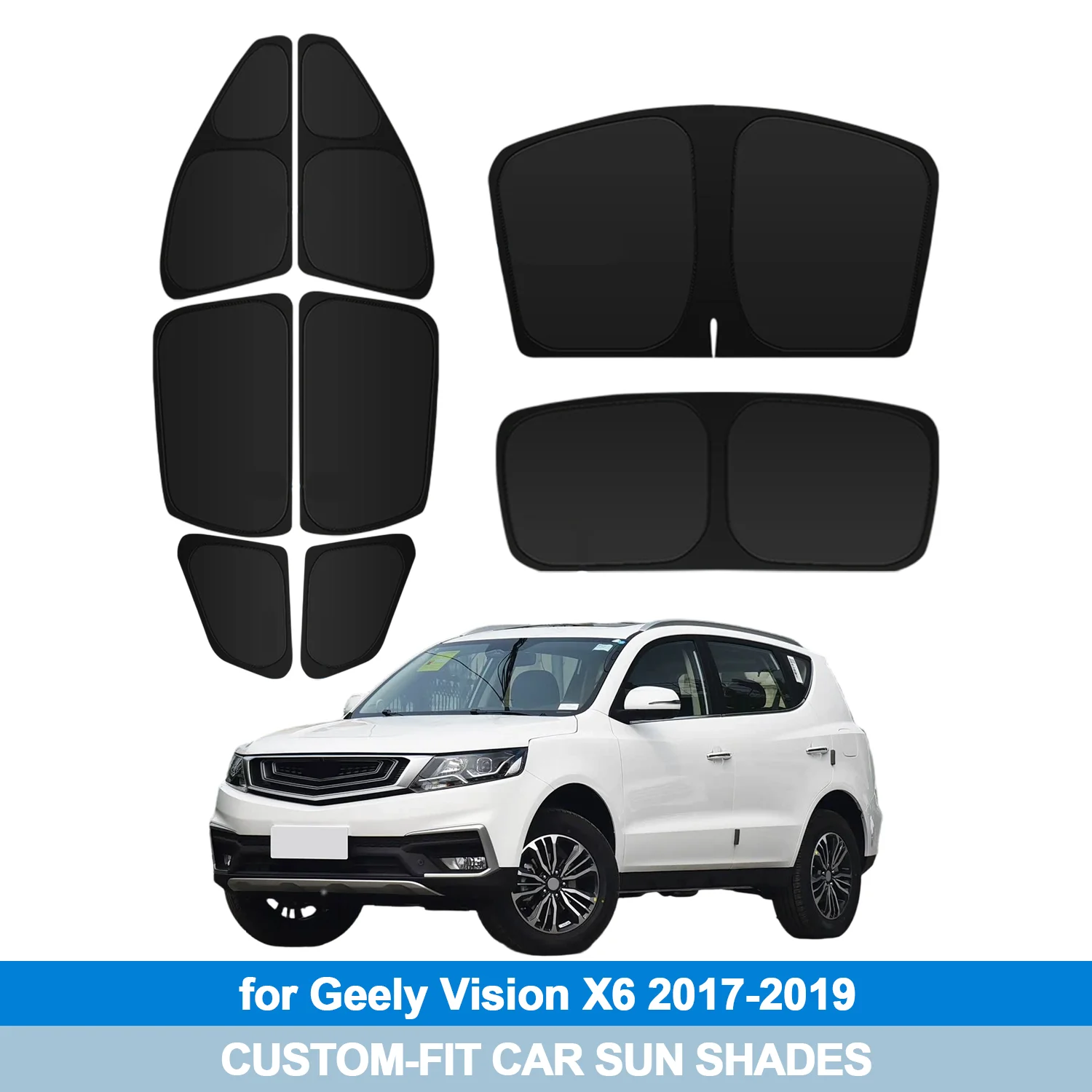 For Geely Vision X6 X6PRO 2017-2021 Windshield Sun Shade Side Window Shades Cover Sun Visor Shield Privacy Protection Car
For Geely Vision X6 X6PRO 2017-2021 Windshield Sun Shade Side Window Shades Cover Sun Visor Shield Privacy Protection Car