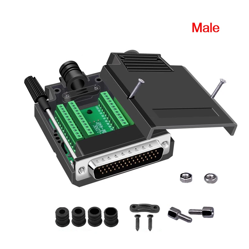 HDB44 Solderless Connector Joint Industrial 3 Rows D-SUB 44Pin Male Female P Pin Hole Plug DB44 Breakout Terminal Board Adapter
HDB44 Solderless Connector Joint Industrial 3 Rows D-SUB 44Pin Male Female P Pin Hole Plug DB44 Breakout Terminal Board Adapter