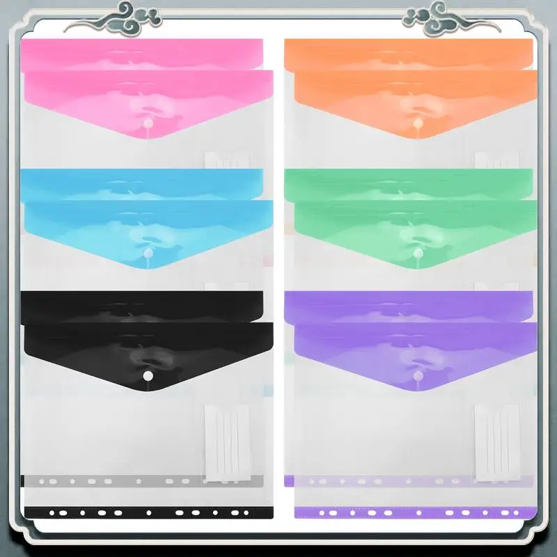 Premium 12Pack A4 Plastic File Folder,Expandable A4 Expandable Punched Pockets For A4 Folders,With Snap Closure And Label Pocket
Premium 12Pack A4 Plastic File Folder,Expandable A4 Expandable Punched Pockets For A4 Folders,With Snap Closure And Label Pocket