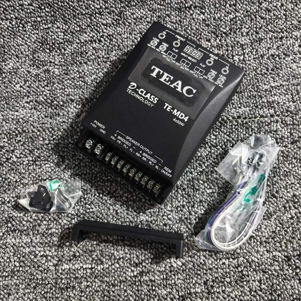 MINI TE-MD4 4 CHANNEL Hi-Fi POWER AMPLIFIER D-class RMS 4 X 50w for TEAC car motorcycle and other
MINI TE-MD4 4 CHANNEL Hi-Fi POWER AMPLIFIER D-class RMS 4 X 50w for TEAC car motorcycle and other