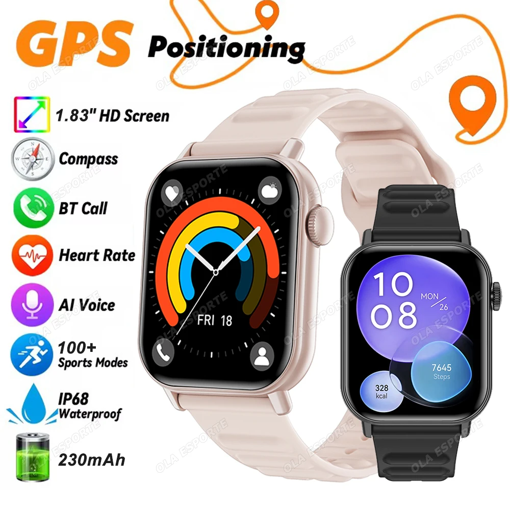 Смарт-часы женские 1,83-дюймовый HD AMOLED-экран сердечного ритма сна Bluetooth вызов компас голосовой помощник IP68 водонепроницаемые мужские умные часы
Смарт-часы женские 1,83-дюймовый HD AMOLED-экран сердечного ритма сна Bluetooth вызов компас голосовой помощник IP68 водонепроницаемые мужские умные часы