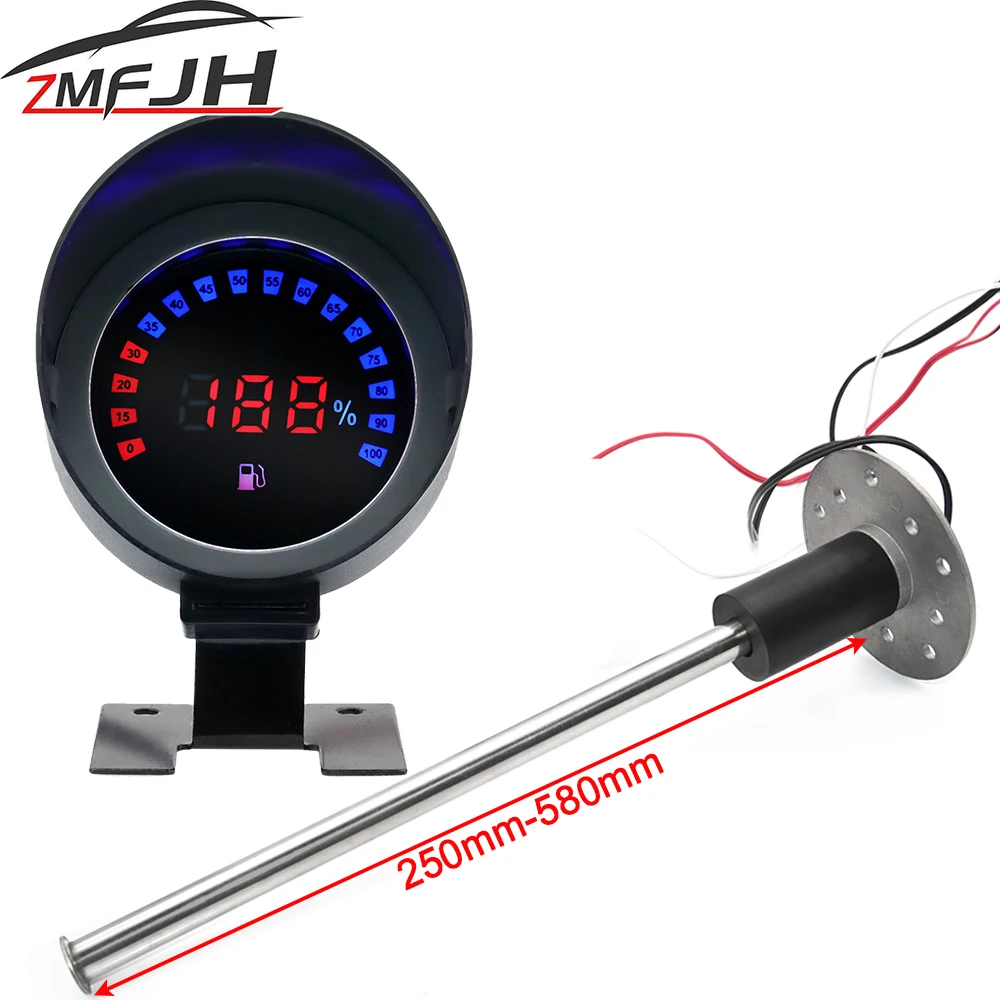 250mm 280mm 380mm 480mm 580mm Fuel Level Float with Digital Fuel Meter 1k-10k ohm For Universal Car Truck Fuel Oil Tank 12V/24V
250mm 280mm 380mm 480mm 580mm Fuel Level Float with Digital Fuel Meter 1k-10k ohm For Universal Car Truck Fuel Oil Tank 12V/24V