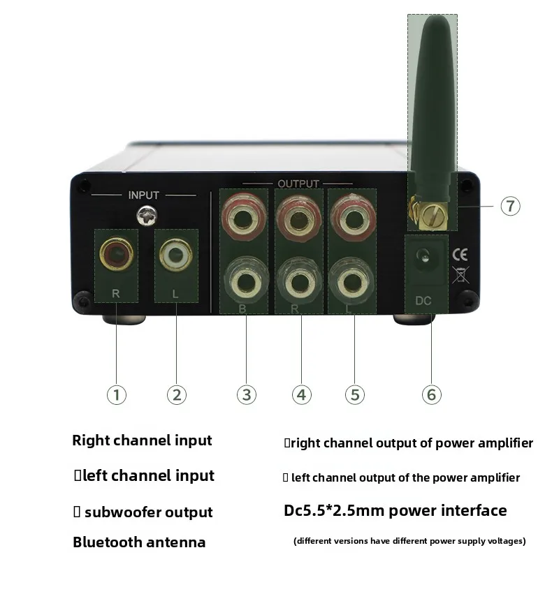 DP1 2.1HIFI Digital Amplifier TPA3116D2 MA12070 Bluetooth 5.0
DP1 2.1HIFI Digital Amplifier TPA3116D2 MA12070 Bluetooth 5.0