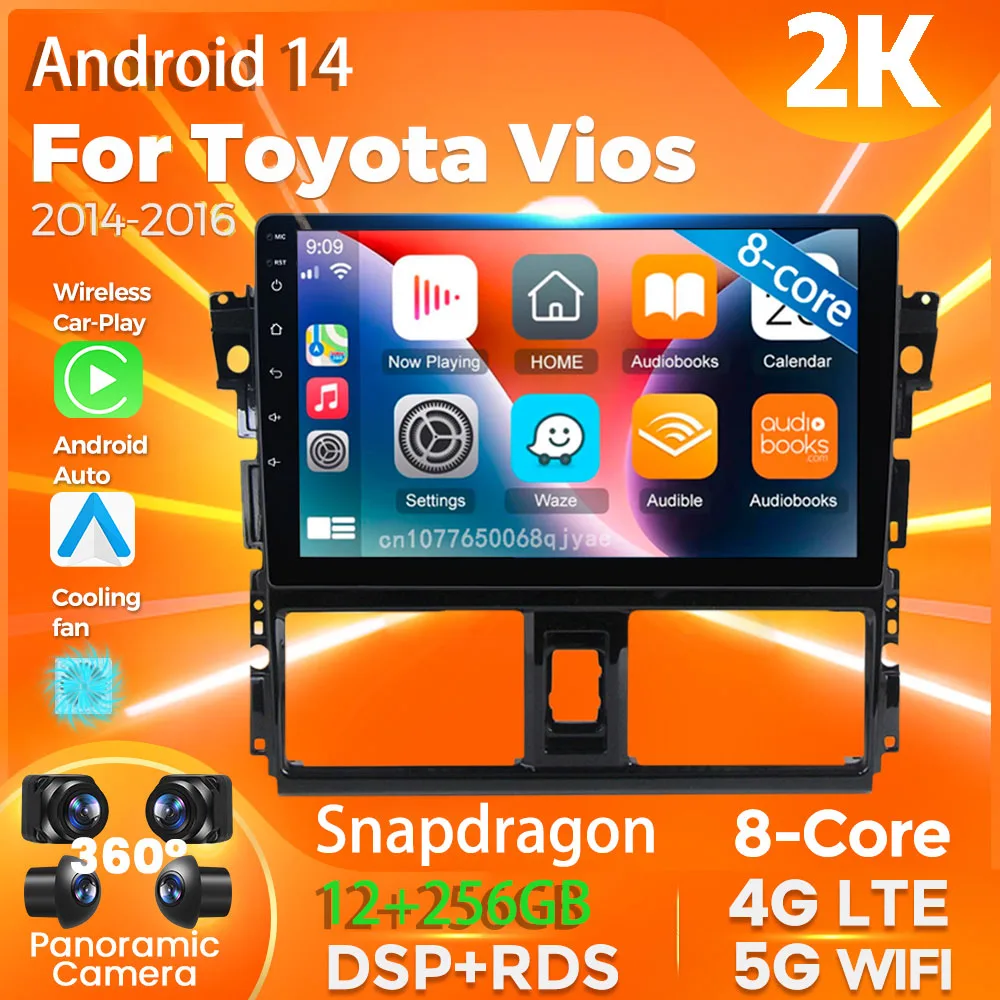 Автомагнитола Carplay для Toyota Vios 2014-2016, Android 14, 4G, Wi-Fi, мультимедийный проигрыватель, стерео, камера 360, навигация, видео, GPS
Автомагнитола Carplay для Toyota Vios 2014-2016, Android 14, 4G, Wi-Fi, мультимедийный проигрыватель, стерео, камера 360, навигация, видео, GPS