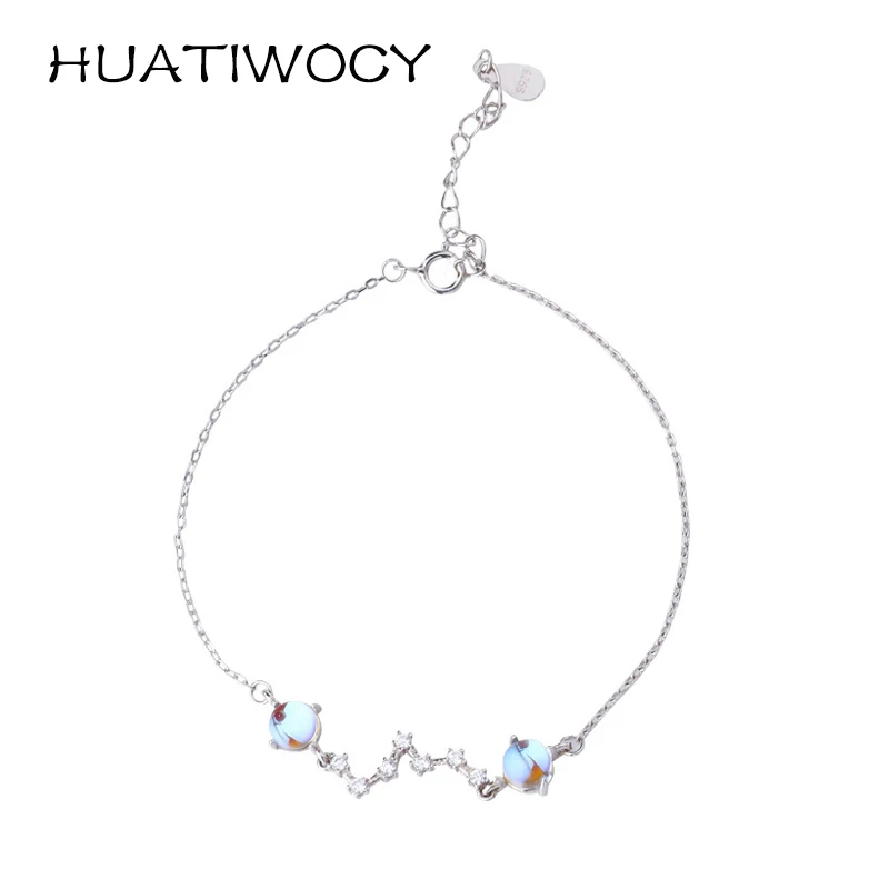 Fashion Women Bracelet 925 Silver Jewelry with Moonstone Zircon Hand Accessories for Girl Wedding Party Engagement Bridal Gift
Fashion Women Bracelet 925 Silver Jewelry with Moonstone Zircon Hand Accessories for Girl Wedding Party Engagement Bridal Gift