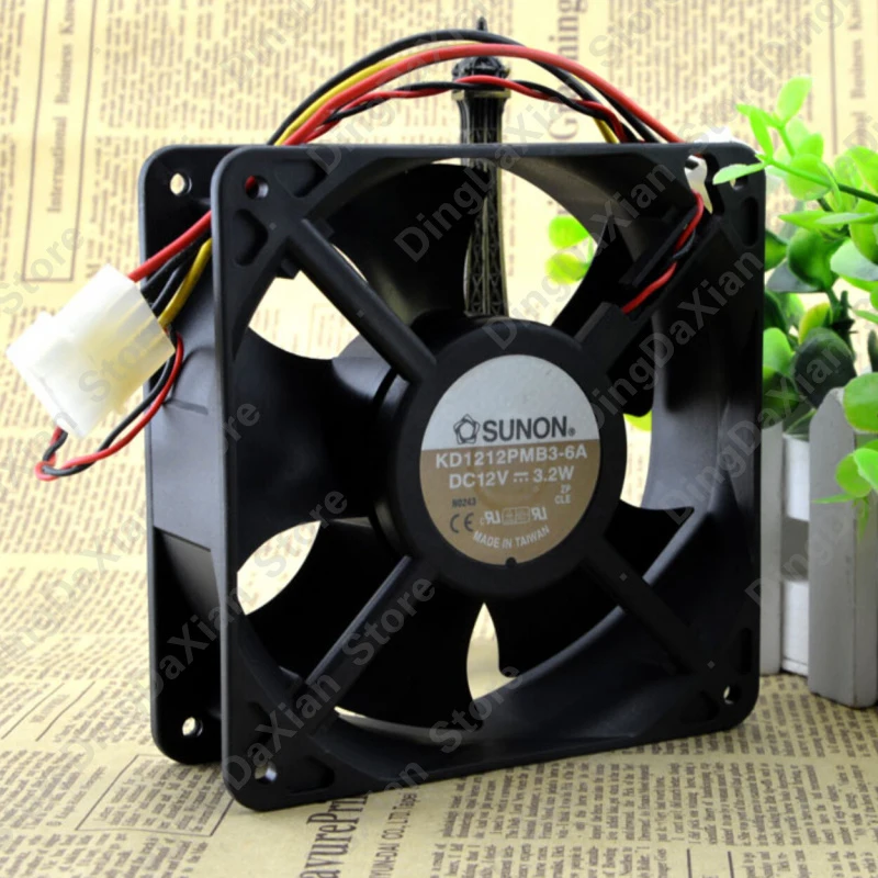 d 1PCS For SUNON KD1212PMB3-6A | 120×120×38mm DC12V 3.2W 12CM High Air Volume Axial Fan
d 1PCS For SUNON KD1212PMB3-6A | 120×120×38mm DC12V 3.2W 12CM High Air Volume Axial Fan