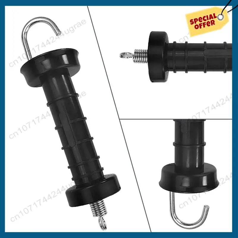 -A15I 20 PCS Gate Handle For Electric Fence, Insulated Spring Tension, Replacement Accessories For Fencing, For Pasture Gates
-A15I 20 PCS Gate Handle For Electric Fence, Insulated Spring Tension, Replacement Accessories For Fencing, For Pasture Gates