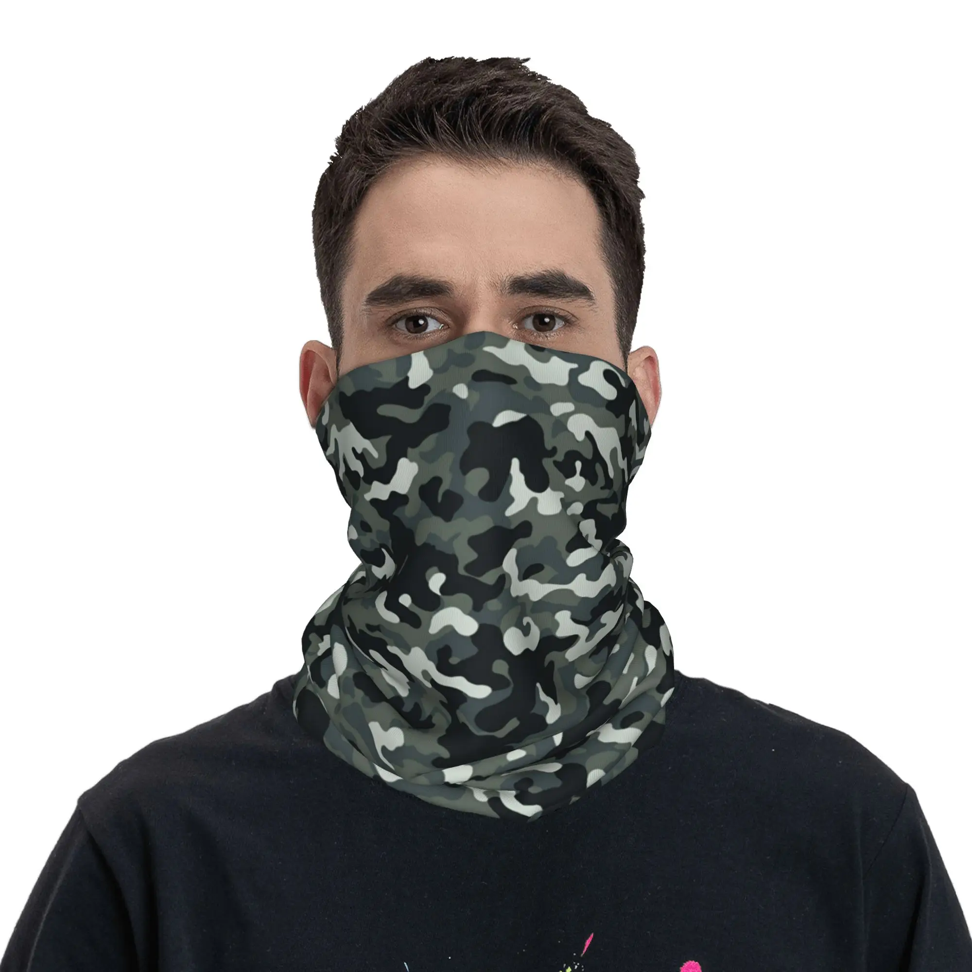 Modern Camouflage Bandana Winter Neck Warmer Men Windproof Wrap Face Scarf for Hiking Gaiter Headband
Modern Camouflage Bandana Winter Neck Warmer Men Windproof Wrap Face Scarf for Hiking Gaiter Headband