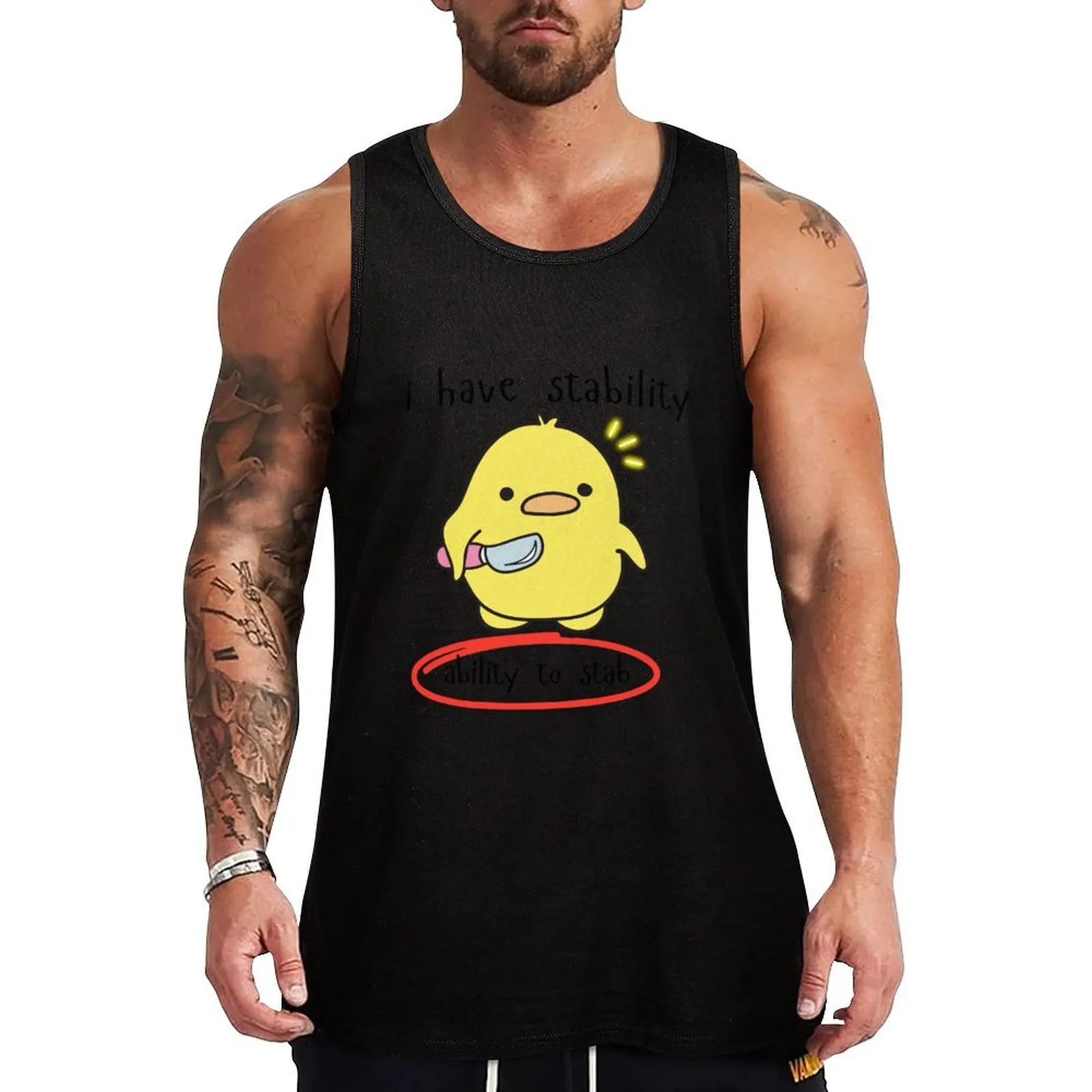 I Have Stability Ability To Stab Tank Top Street Fashion Tank Top Urban Sleeveless Wear
I Have Stability Ability To Stab Tank Top Street Fashion Tank Top Urban Sleeveless Wear