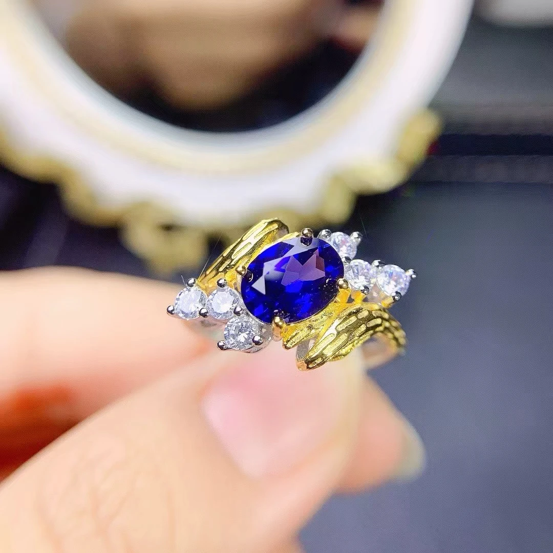 KJJEAXCMY 925 sterling silver Ring set with Natural Sapphire,high-definition transparency,simple design interprets elegance
KJJEAXCMY 925 sterling silver Ring set with Natural Sapphire,high-definition transparency,simple design interprets elegance