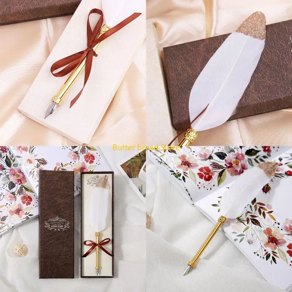W89C Vintage Quill Dip White Pen Fountain Pens Writing Supplies
W89C Vintage Quill Dip White Pen Fountain Pens Writing Supplies