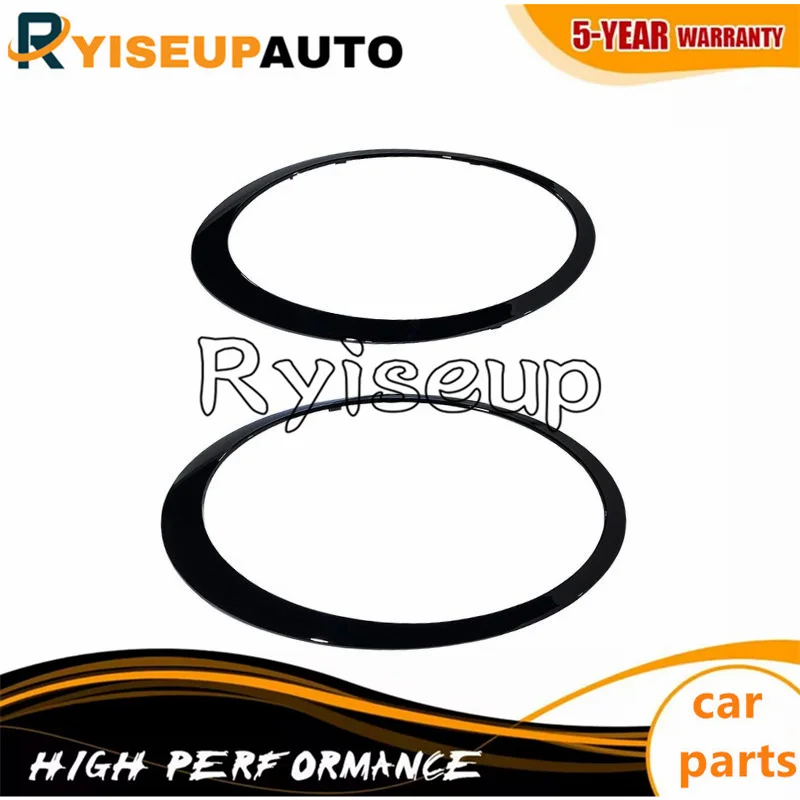 51137149905 Headlight Frame Ring Eyebrow Trim Decoration Sticker for MINI Cooper S R55 R56 R57 R58 R59 2007-2015 Black Chrome
51137149905 Headlight Frame Ring Eyebrow Trim Decoration Sticker for MINI Cooper S R55 R56 R57 R58 R59 2007-2015 Black Chrome
