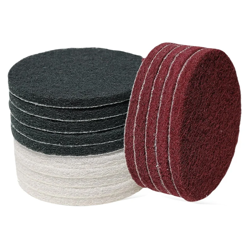 AB33-15 PCS 5 Inch Hoop And Loop Multipurpose Scrubber Scouring Pads - Flocking Scuff Pads, Conditioning Discs Polishing Pads
AB33-15 PCS 5 Inch Hoop And Loop Multipurpose Scrubber Scouring Pads - Flocking Scuff Pads, Conditioning Discs Polishing Pads