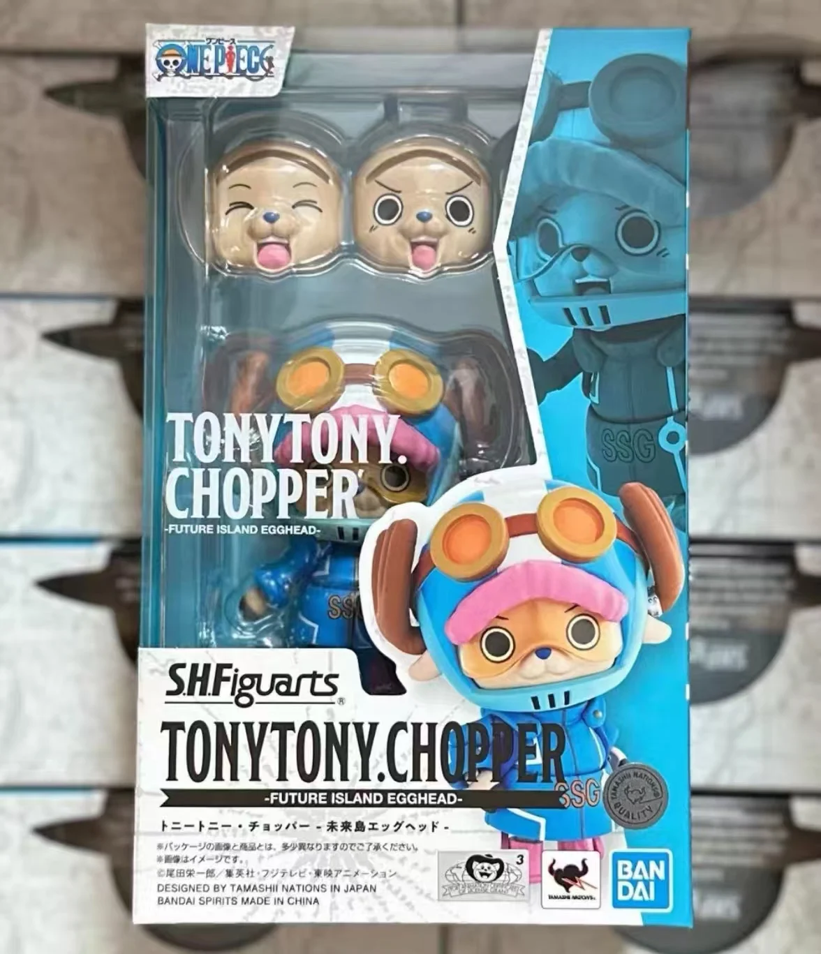 BANDAI Original Genuine SHFiguarts SHF One Piece Series Tony Tony Chopper Future Island EGGHEAD Collectible Model Decoration
BANDAI Original Genuine SHFiguarts SHF One Piece Series Tony Tony Chopper Future Island EGGHEAD Collectible Model Decoration