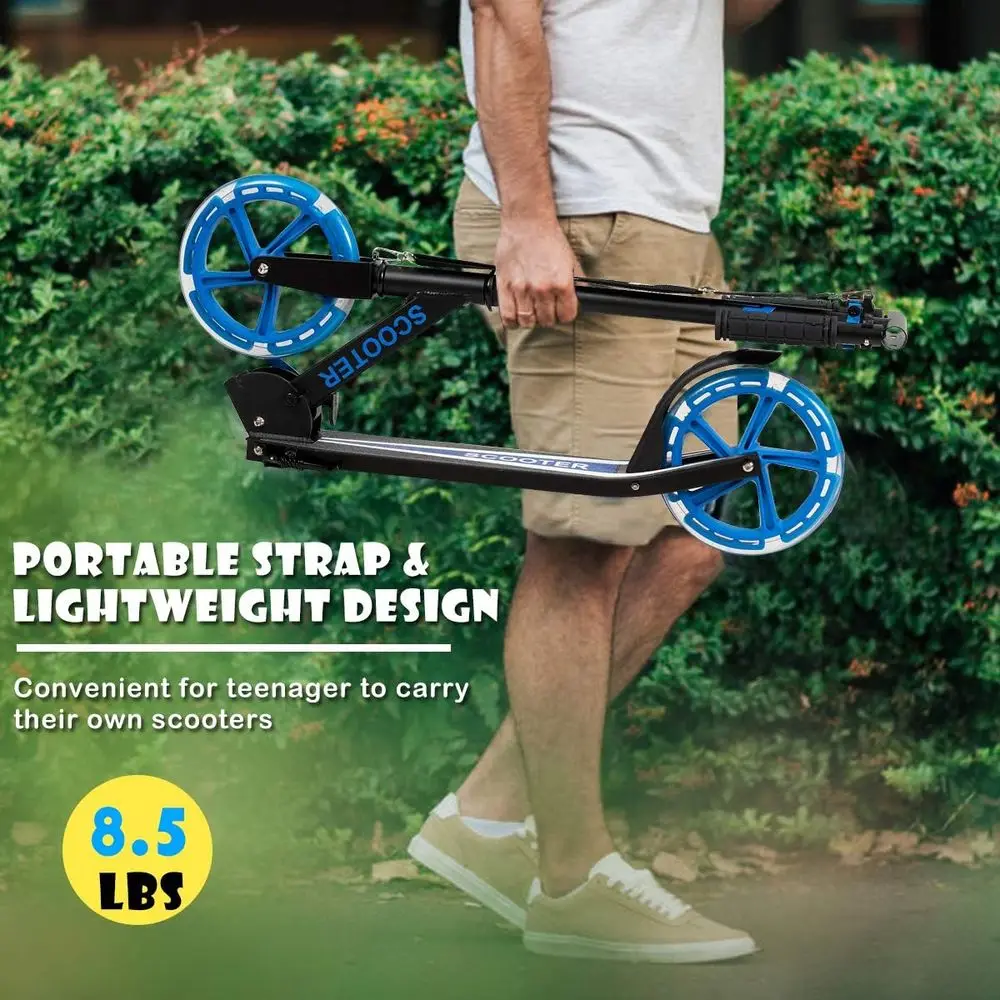 Adjustable 2-Wheel Kick Scooter with 3-Level Handlebar, Rear Brake, Suitable for Boys and Girls
Adjustable 2-Wheel Kick Scooter with 3-Level Handlebar, Rear Brake, Suitable for Boys and Girls