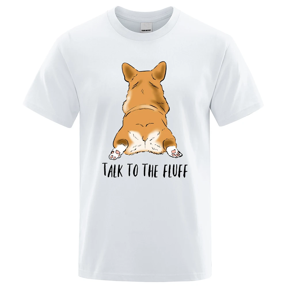 Summer Men's Casual T-shirt Mens Corgi Butt Print Designer Short Sleeve 100% Cotton Comfortable T Shirts Man Cool Soft Tees
Summer Men's Casual T-shirt Mens Corgi Butt Print Designer Short Sleeve 100% Cotton Comfortable T Shirts Man Cool Soft Tees