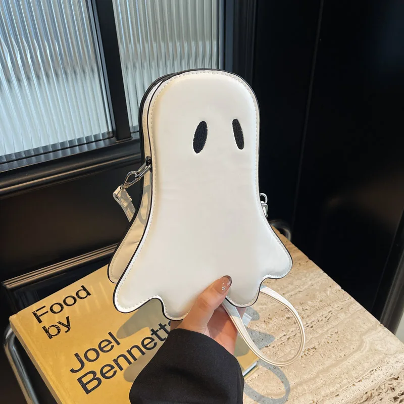 2025 New Hot Trendy Super Cool Ghost PU Shoulder Bags Solid Zipper Personality Creative Halloween Crossbody Bags for Women
2025 New Hot Trendy Super Cool Ghost PU Shoulder Bags Solid Zipper Personality Creative Halloween Crossbody Bags for Women
