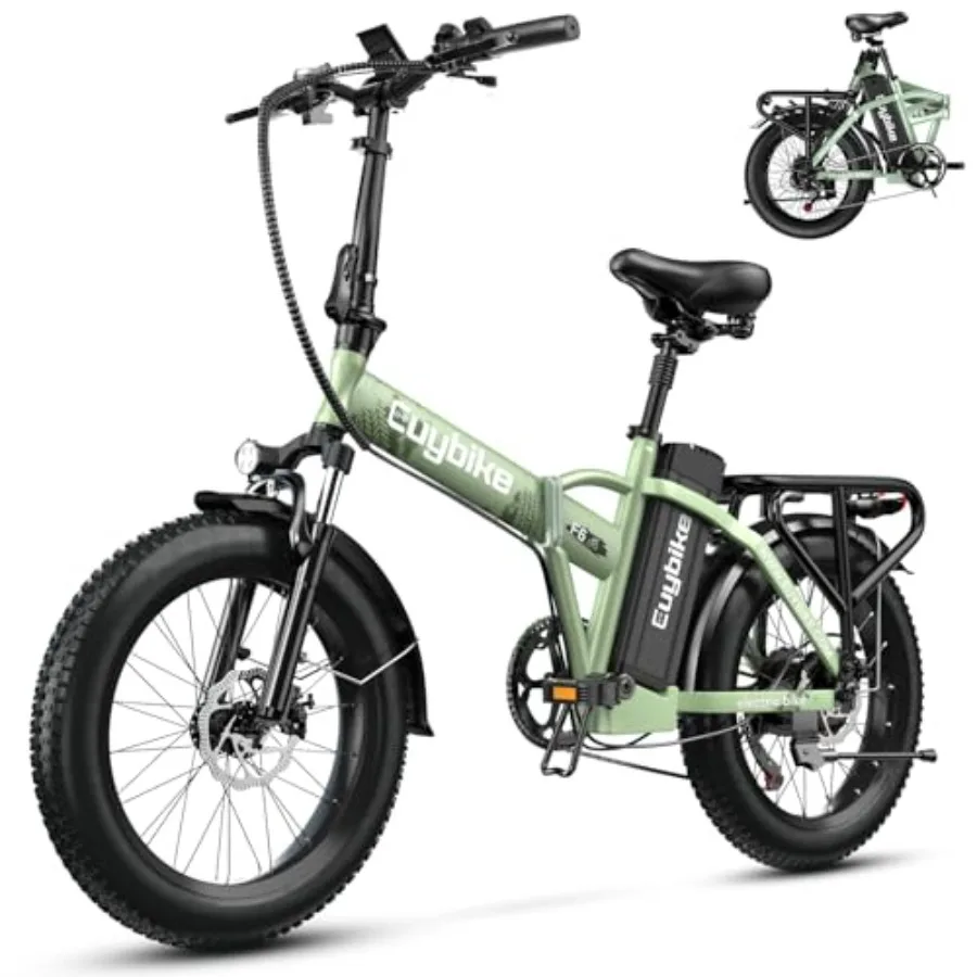 Commute/Beach/Snow use: 1000W folding e-bike, aluminum alloy frame, matte black, 80-mile range with 48V 20Ah removable battery
Commute/Beach/Snow use: 1000W folding e-bike, aluminum alloy frame, matte black, 80-mile range with 48V 20Ah removable battery