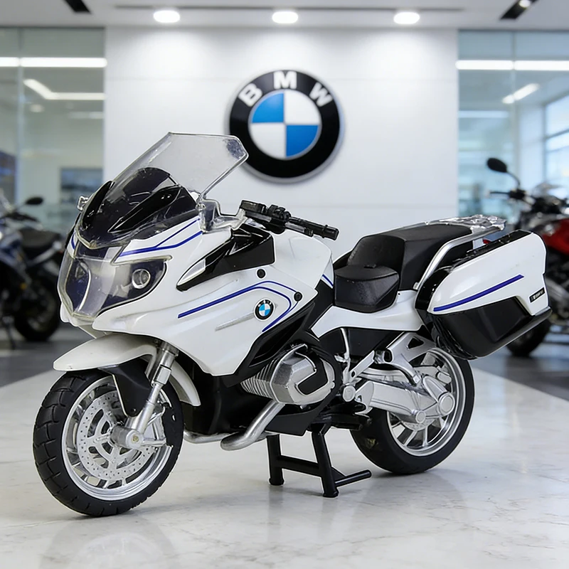 Модель мотоцикла BMW R1250RT из сплава, масштаб 1:12, коллекционная игрушка, внедорожный мотоцикл с амортизатором, игрушечный автомобиль
Модель мотоцикла BMW R1250RT из сплава, масштаб 1:12, коллекционная игрушка, внедорожный мотоцикл с амортизатором, игрушечный автомобиль