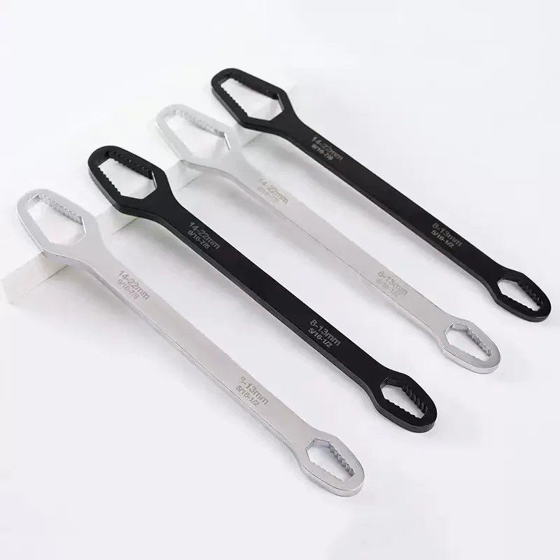 3-17mm universal ring wrench, self tightening adjustable glasses wrench plate, double headed ring wrench, manual tool
3-17mm universal ring wrench, self tightening adjustable glasses wrench plate, double headed ring wrench, manual tool
