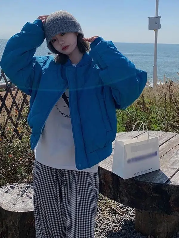 Women's Cotton Jaet 2024 Autumn Winter New Loose Retro Cotton Filled ort Top Baseball Sle Trendy Outerwear
Women's Cotton Jaet 2024 Autumn Winter New Loose Retro Cotton Filled ort Top Baseball Sle Trendy Outerwear