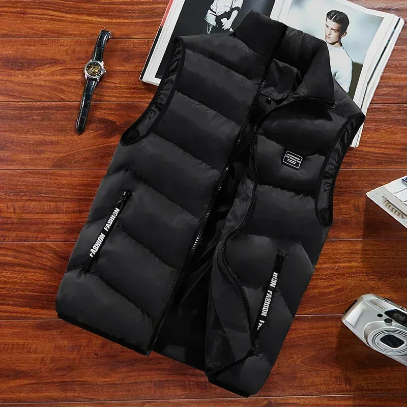 8XL Fashion Mens Jacket Sleeveless Vest Autumn Thermal Soft Vests Casual Coats Male Cotton Men's Vest Men Thicken Waistcoat
8XL Fashion Mens Jacket Sleeveless Vest Autumn Thermal Soft Vests Casual Coats Male Cotton Men's Vest Men Thicken Waistcoat