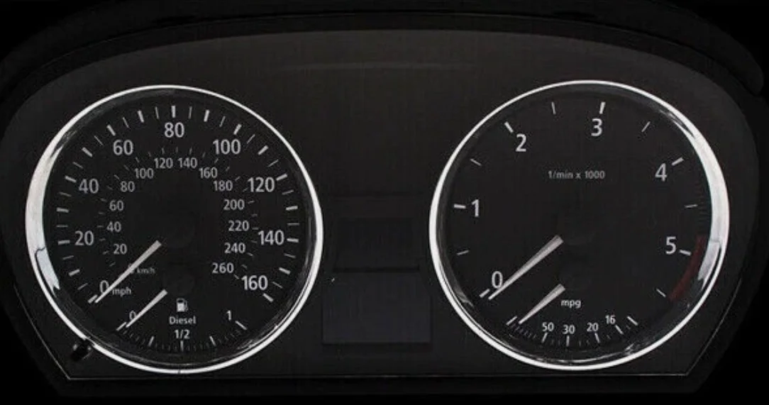 CHROME Speedometer Chrome Dashboard Dial Gauge Rings Bezel Trim For BMW E90 E91 E92 E93 M3 Premium Parts
CHROME Speedometer Chrome Dashboard Dial Gauge Rings Bezel Trim For BMW E90 E91 E92 E93 M3 Premium Parts
