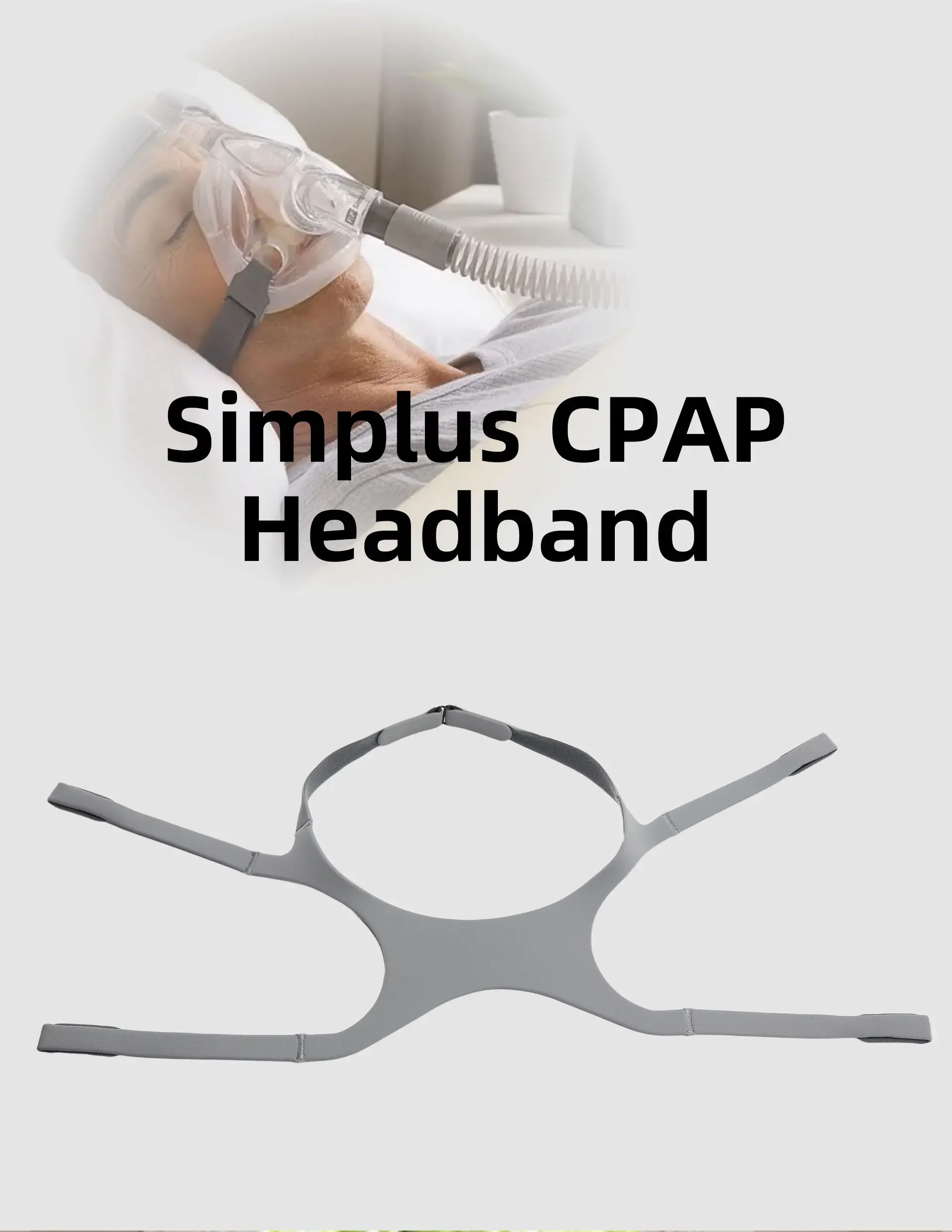 Fisher & Paykel Simplus Full Face CPAP Headgear - Adjustable & Quick Release Strap
Fisher & Paykel Simplus Full Face CPAP Headgear - Adjustable & Quick Release Strap