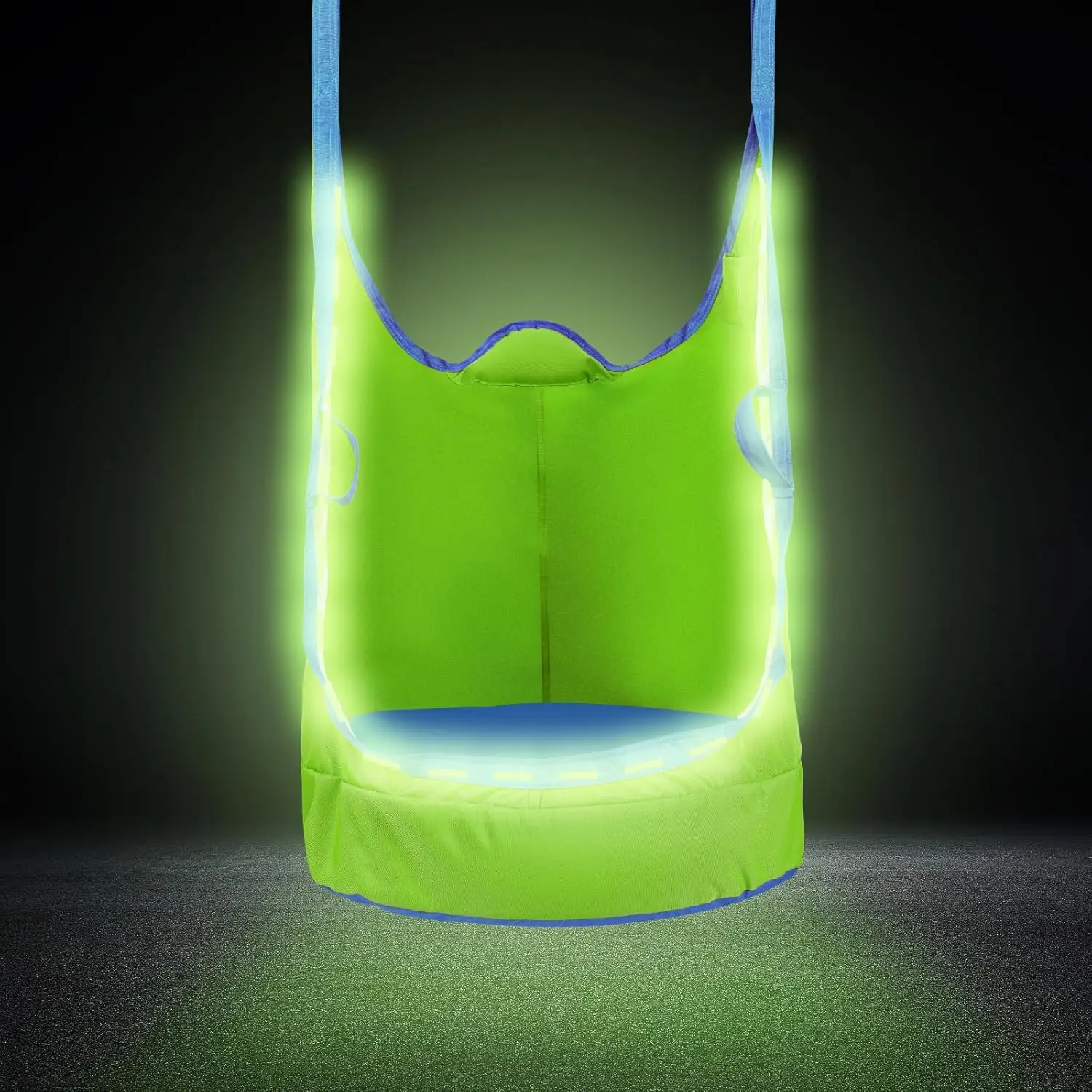 Upgraded Hanging Hammock Chair with LED Lights, 900D Oxford Cloth for Indoor and Outdoor Use (Green)
Upgraded Hanging Hammock Chair with LED Lights, 900D Oxford Cloth for Indoor and Outdoor Use (Green)