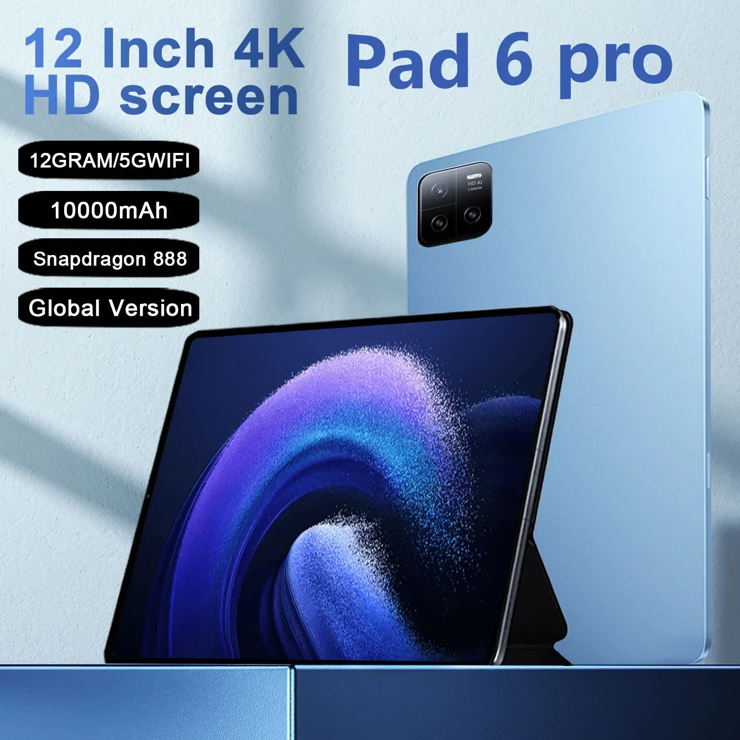Новинка 2024, телефон, планшет Android 13, Snapdragon 888, 10000 мАч, 12 Гб + 512 ГБ, планшет 6 Pro, GPS, телефон с Wi-Fi, Bluetooth, две SIM-карты
Новинка 2024, телефон, планшет Android 13, Snapdragon 888, 10000 мАч, 12 Гб + 512 ГБ, планшет 6 Pro, GPS, телефон с Wi-Fi, Bluetooth, две SIM-карты