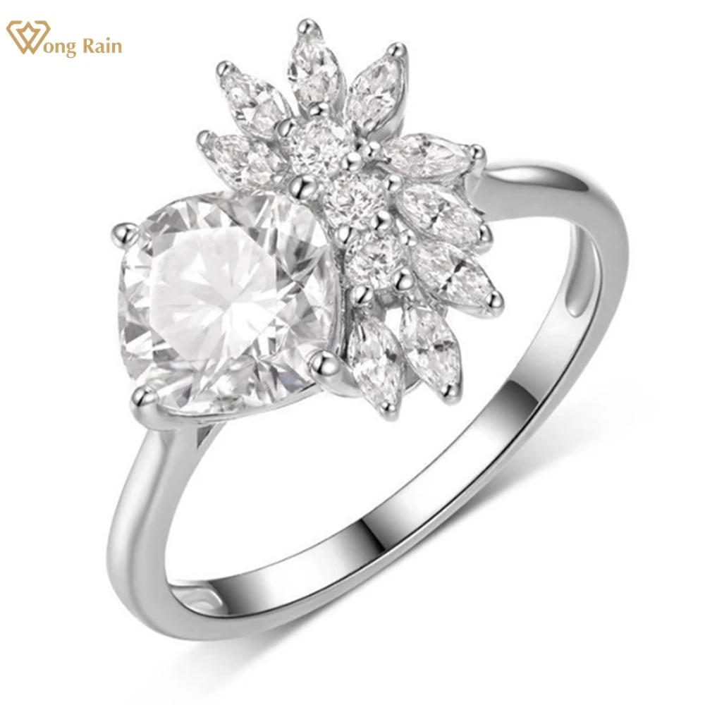Wong Rain 925 Sterling Silver 3EX VVS1 D Color 5*7 MM Real Moissanite Diamonds Gemstone Engagement Ring for Women Fine Jewelry
Wong Rain 925 Sterling Silver 3EX VVS1 D Color 5*7 MM Real Moissanite Diamonds Gemstone Engagement Ring for Women Fine Jewelry